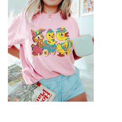 easter shirt retro comfort colors shirt easter bunny shirt gift for her vintage easter chick tshirt happy easter day shi