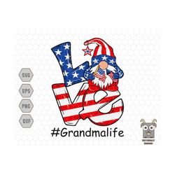 love gnomes 4th of july svg, american flag svg, indepence day svg, 4th of july svg, patriotic svg, gnomes patriotic svg,