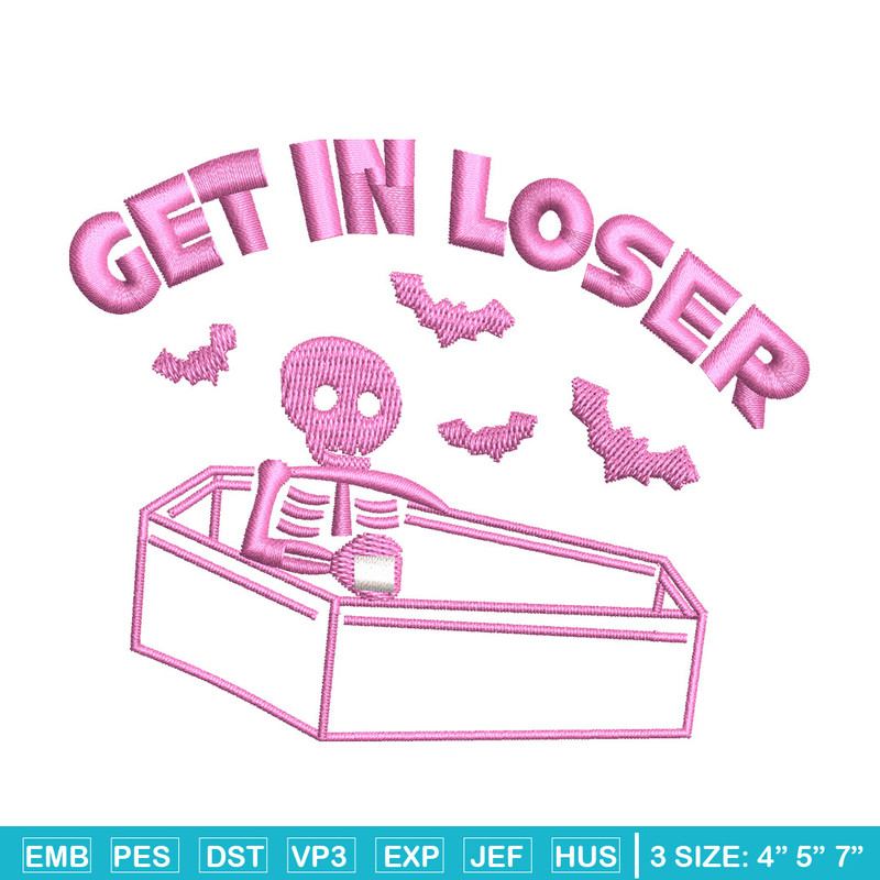 Get in lose embroidery design, Skeleton embroidery, Embroidery file, Embroidery shirt, Emb design, Digital download.jpg