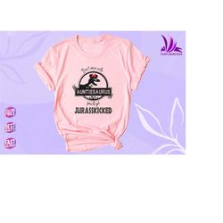funny auntie shirt, auntiesaurus shirt, personalized dinosaur shirt, custom family shirts, family saurus shirts, auntie