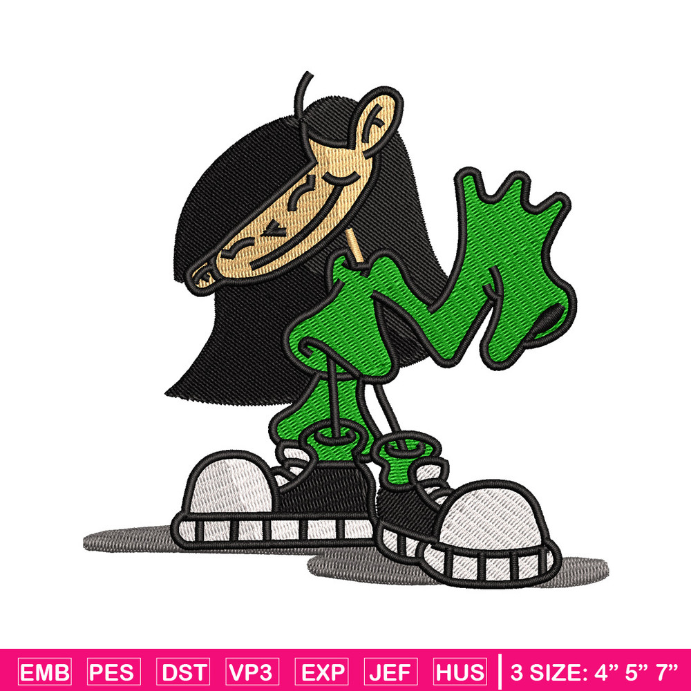 Girl cartoon embroidery design, Cartoon embroidery, Embroidery file, Embroidery shirt, Emb design, Digital download.jpg