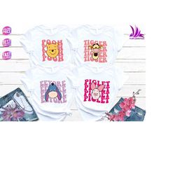 winnie the pooh shirt, disney pooh characters, eeyore shirt, disney piglet shirt, disney tigger shirt, the pooh bear shi