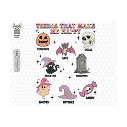 Things That Make Me Happy Png, Halloween Costume, Trendy Halloween, Pumpkin Halloween, Retro Halloween, Halloween Clipar