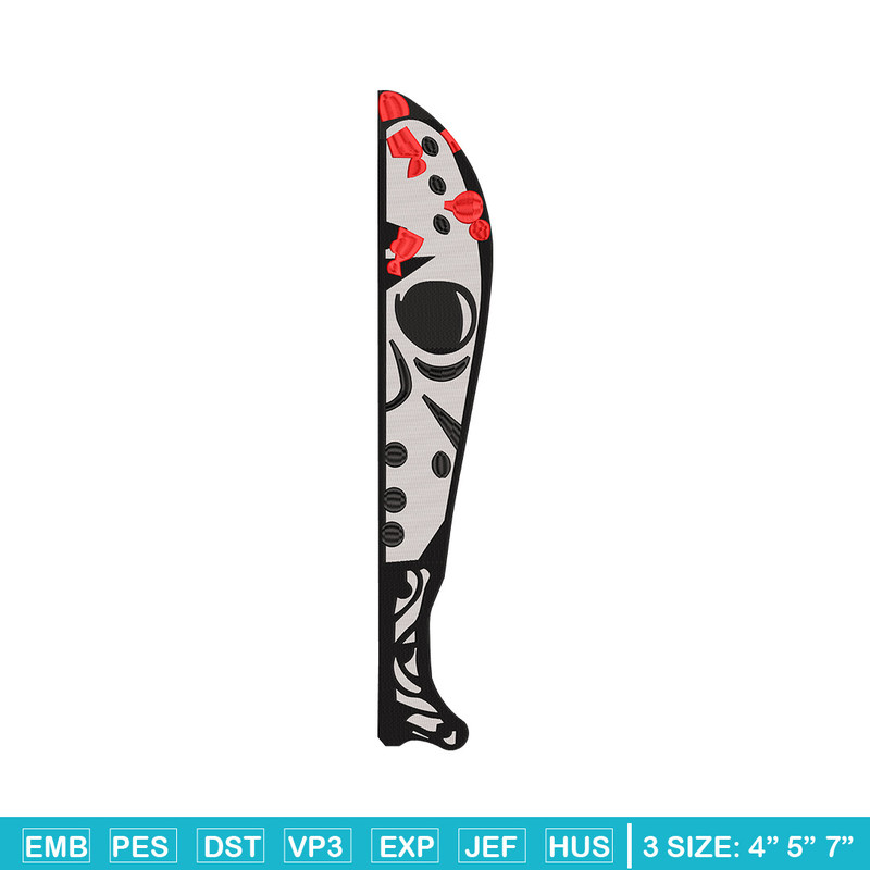Knife horror embroidery design, Horror embroidery, Embroidery file,Embroidery shirt, Emb design, Digital download.jpg