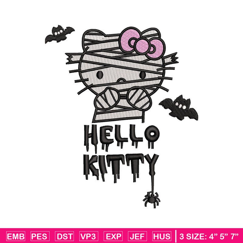 Ktitty halloween embroidery design, Halloween embroidery, Embroidery file,Embroidery shirt, Emb design, Digital download.jpg