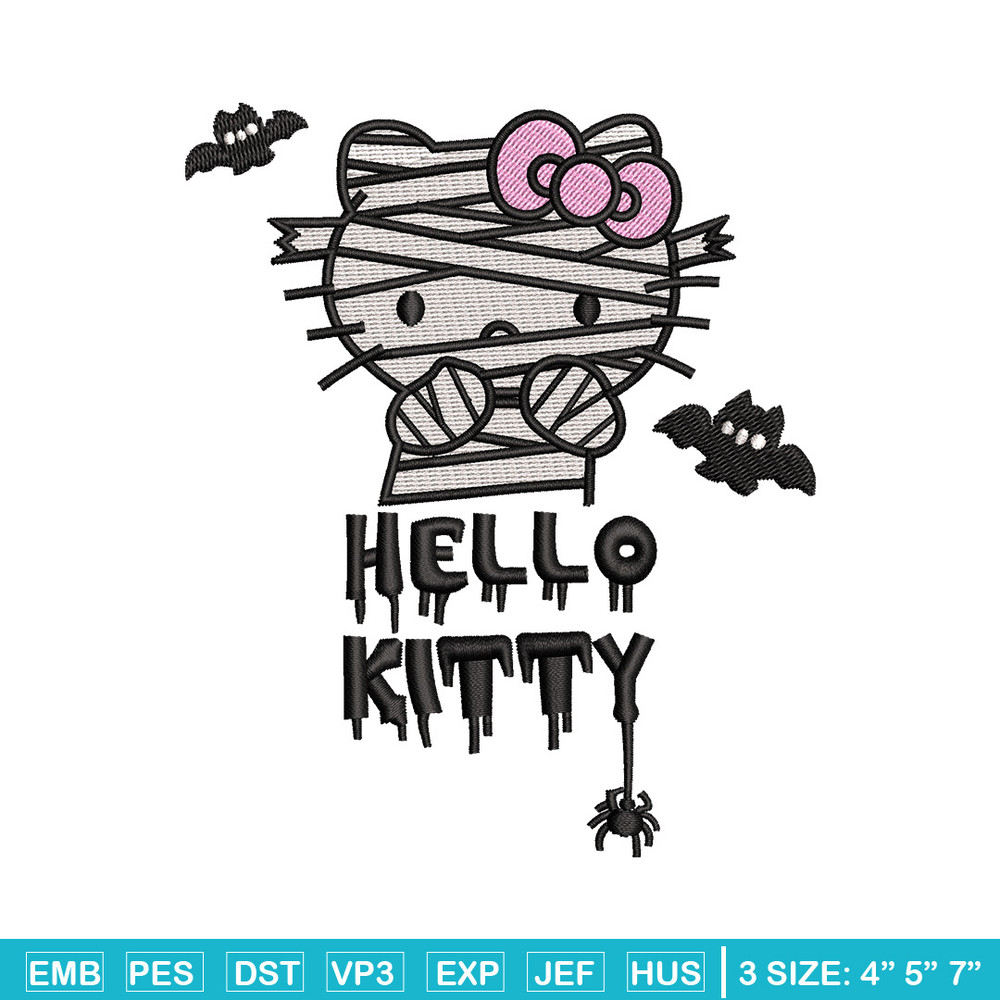 Ktitty halloween embroidery design, Halloween embroidery, Embroidery file,Embroidery shirt, Emb design, Digital download.jpg