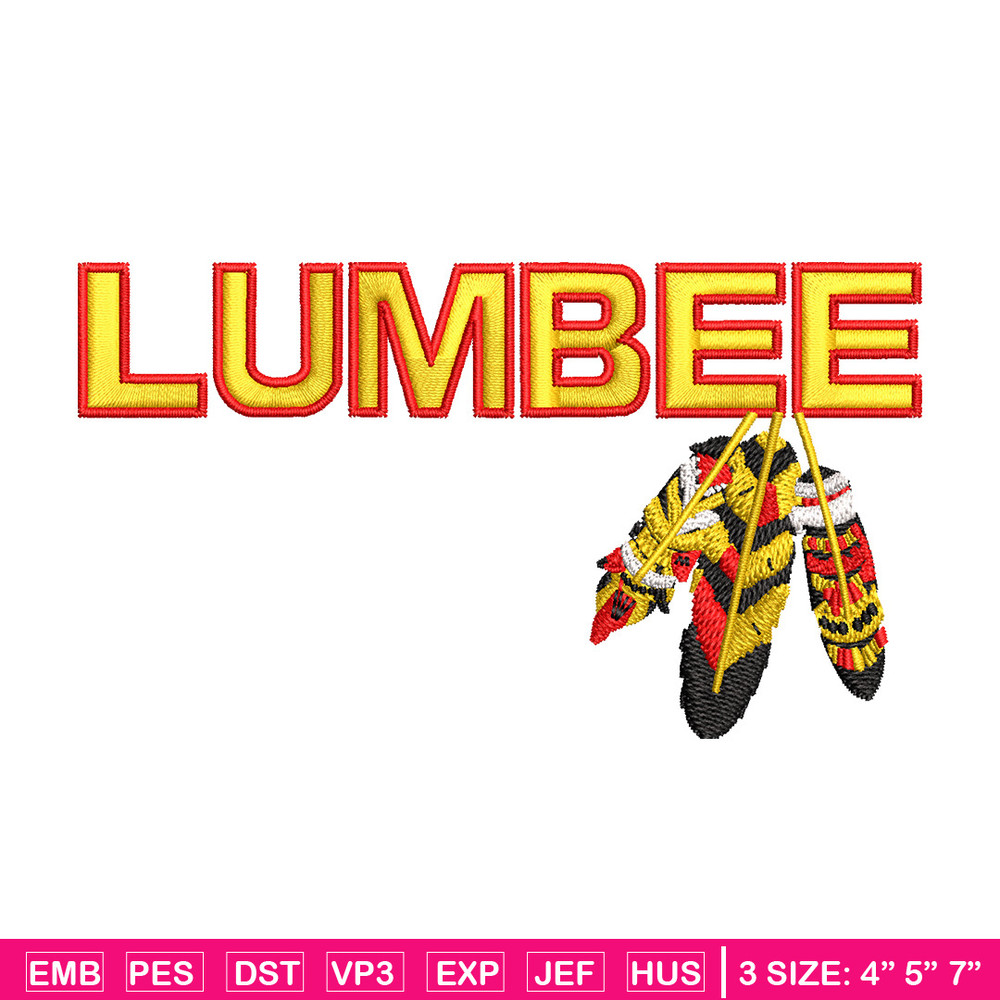 Lumbee logo embroidery design, Logo embroidery, Embroidery file, Embroidery shirt, Emb design,Digital download.jpg