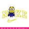 Minion x nike embroidery design, Minion embroidery, Embroidery file, Embroidery shirt, Nike design, Digital download.jpg