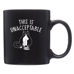 angry cat mug, angry cat gift, funny cat mug