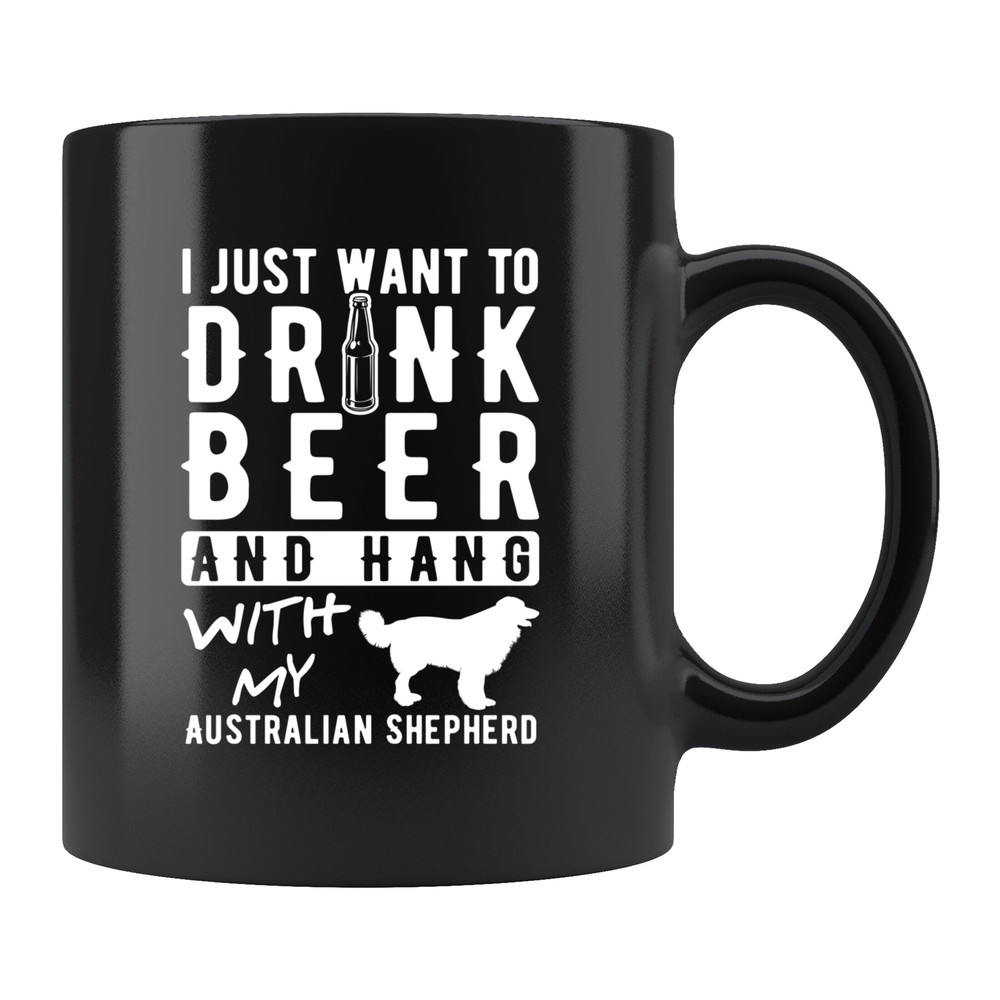 Australian Shepherd Mug Australian Shepherd Gift Aussie Mug Australian Shepherd Beer Mug Dog Lover Mug Dog Lover Gift - 1.jpg