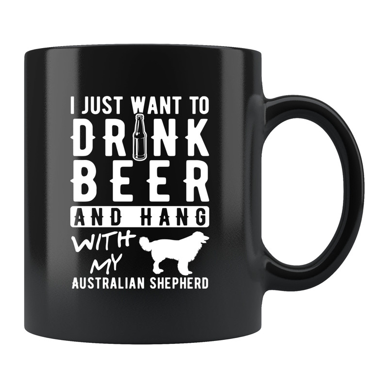 Australian Shepherd Mug Australian Shepherd Gift Aussie Mug Australian Shepherd Beer Mug Dog Lover Mug Dog Lover Gift - 1.jpg