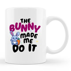 bunny mug, bunny gift, easter bunny mug