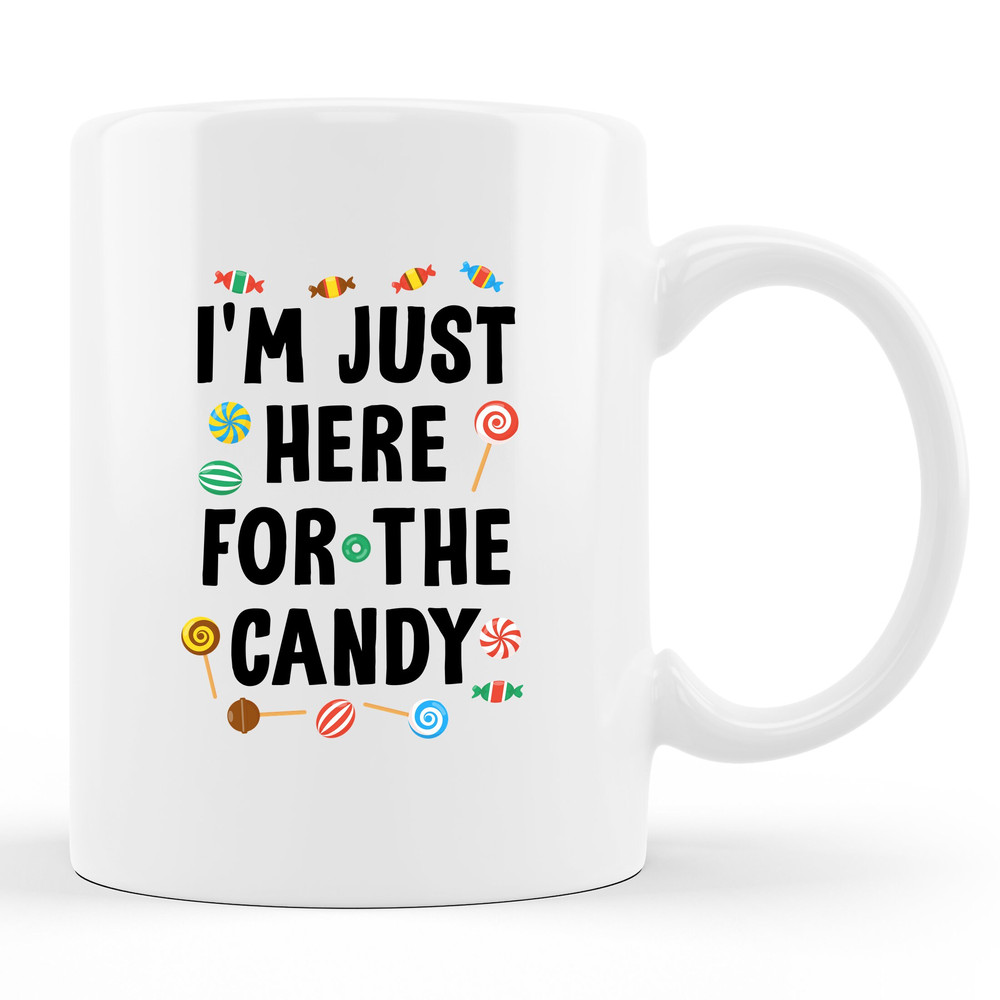 Candy Lover Mug Candy Lover Gift Candy Mug Funny Halloween Cup Trick Or Treat Mug Candy Gift Halloween Candy Halloween Mug - 1.jpg