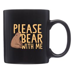 cute bear mug, cute bear gift, bear lover mug