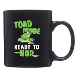 cute toad mug, cute toad gift, frog mug