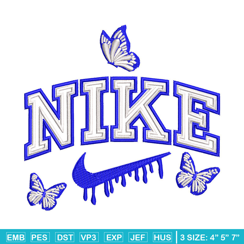 Nike butterfly embroidery design, Butterfly embroidery, Nike design,Embroidery file,Embroidery shirt,Digital download.jpg