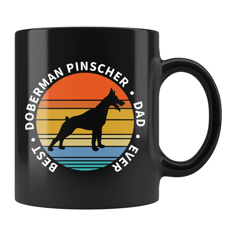 Doberman Dad Coffee Mug Doberman Mug Doberman Gift Doberman Dad Gift Doberman Coffee Mug Doberman Owner Gift Doberman Owner Mug - 1.jpg