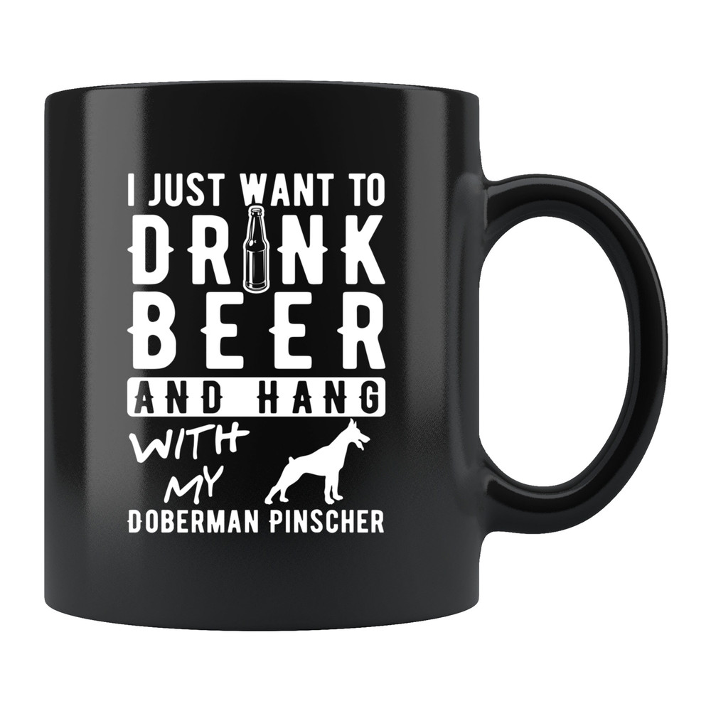 Doberman Mug Doberman Gift Doberman Beer Mug Dog Lover Mug Dog Lover Gift Dog Mug Dog Owner Gift Doberman Lover Gift - 1.jpg