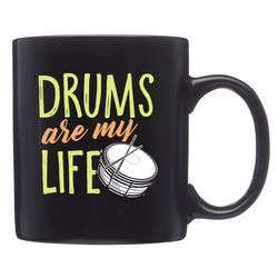 drummer mug,  drummer gift,  playing drums