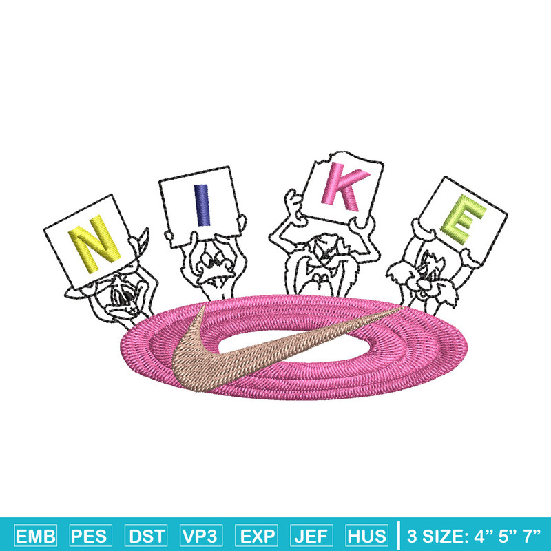 Nike cartoon embroidery design, Cartoon embroidery, Nike design, Embroidery shirt, Embroidery file, Digital download.jpg