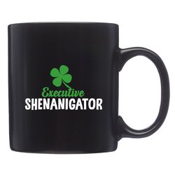 funny irish mug, funny irish gift, shamrock mug