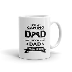gaming dad mug dad birthday gift for dad to be mug funny new dad mug for papa video game mug