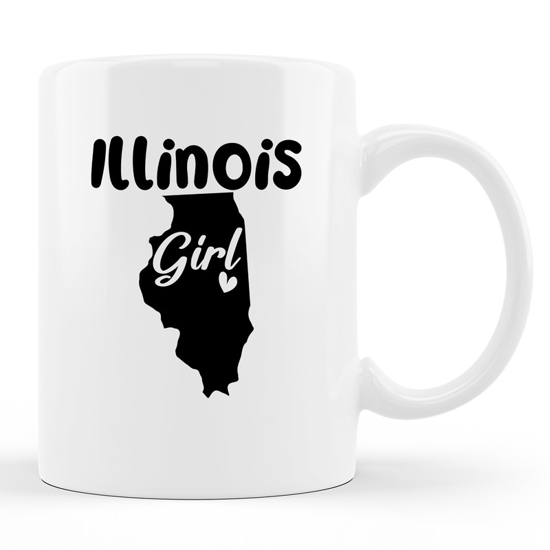 Girls Illinois Mug Girls Illinois Gift IL Mug IL Gift Vacation Mug Vacation Gift State Mug State Gift - 1.jpg