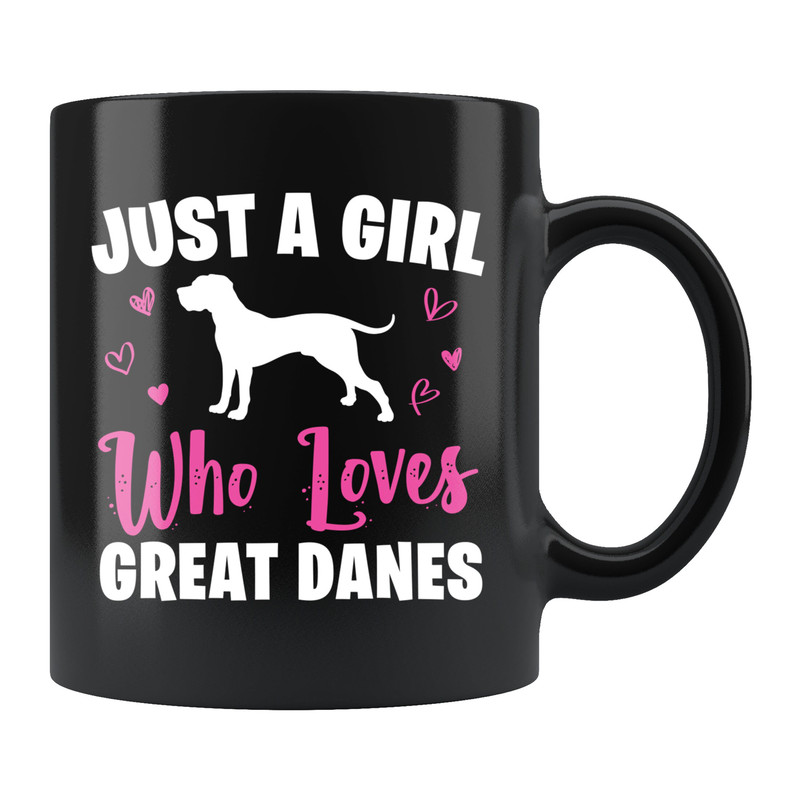 Great Dane Girl Mug Great Dane Girl Gift Great Dane Mug Great Dane Gift Dog Lover Mug Dog Mug Dog Girl Gift Great Dane Tee - 1.jpg