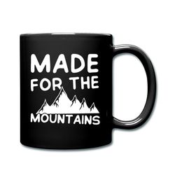 mountain lover mug, mountain mug, mountain coffee mug