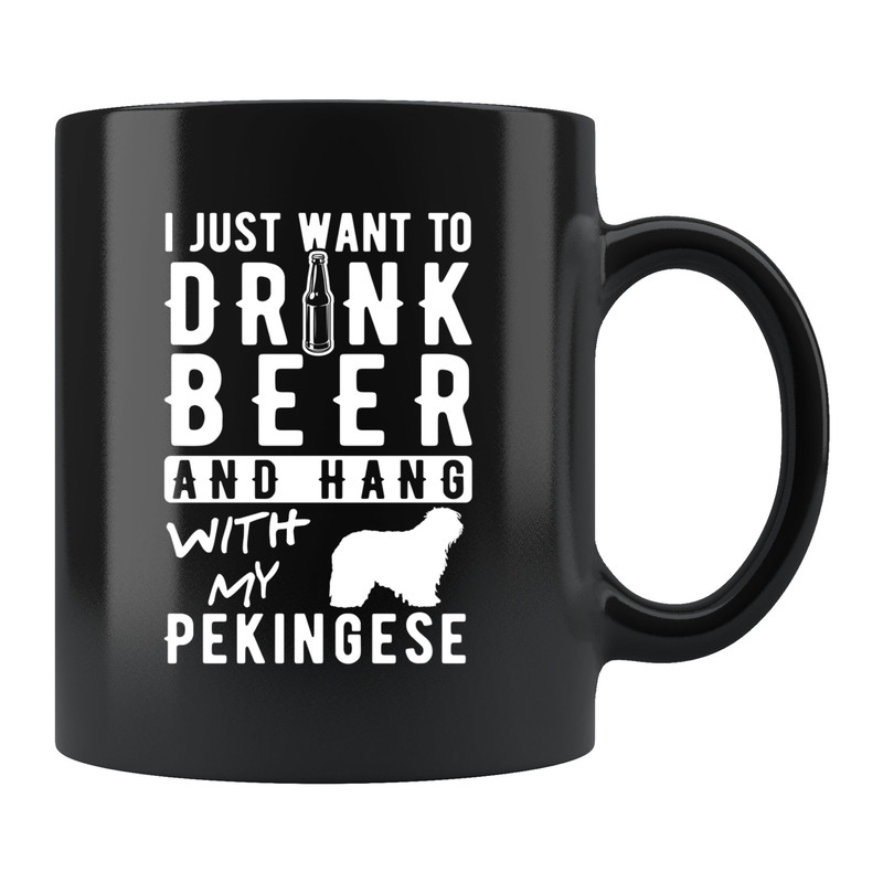 Pekingese Mug Pekingese Gift Pekingese Beer Mug Dog Lover Mug Dog Lover Gift Dog Mug Dog Owner Gift Pekingese Coffee Mug #d22 - 1.jpg