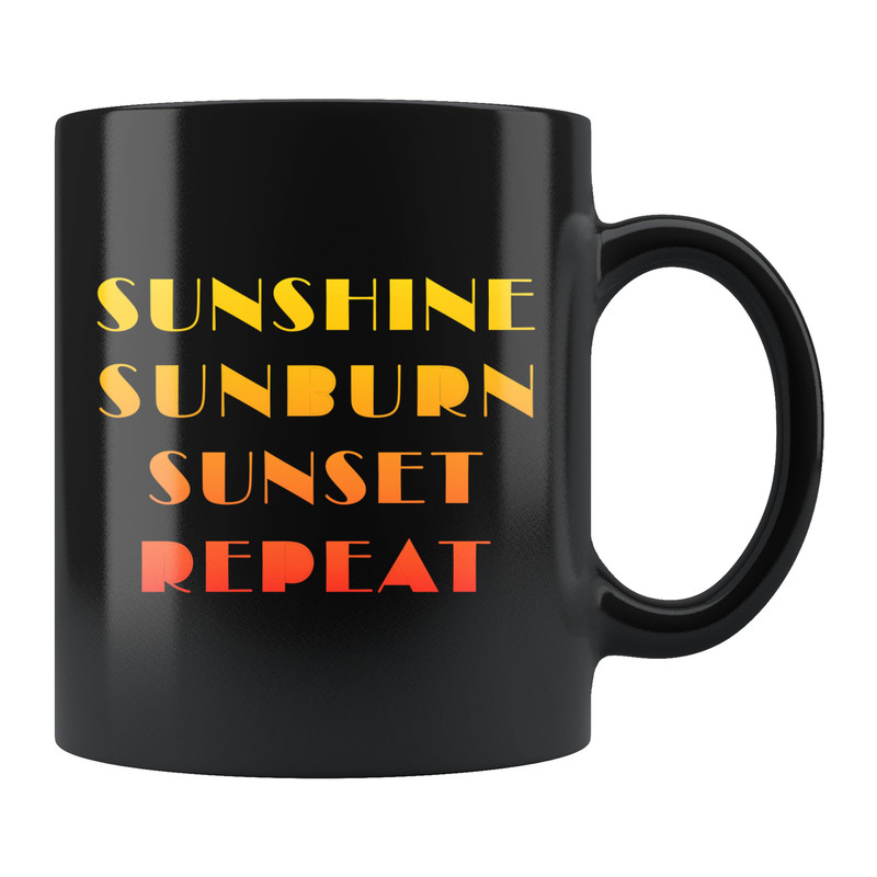 Summer Mug Summer Gift Summer Vacation Mug Summer Vacation Gift Sunburn Mug Sunburn Gift Sunshine Mug Vacation Coffee Mug - 1.jpg