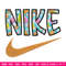 Nike flower embroidery design, Flower embroidery, Nike design, Embroidery shirt, Embroidery file,Digital download.jpg