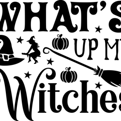 What's up my witches Png, Halloween Png, Hocus pocus Png, Happy Halloween Png, Pumpkins Png, Ghost Png, Png file
