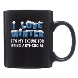 winter fan mug, winter fan gift, winter mug