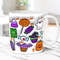 3D Halloween Mug Wrap, Spooky Vibes Halloween Mug Wrap Sublimation Design PNG, 11oz and 15oz Inflated 3D Puffy Ghost Halloween Mug Wrap - 1.jpg