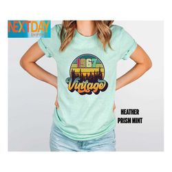 vintage 1967 birthday shirt, 56th birthday party, 56th birthday shirt, fabulous birthday shirt, personalized gift, custo