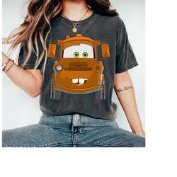disney pixar cars mater big truck face t-shirt, cute tow mater shirt, disney cars shirt, wdw matching family shirt, magi