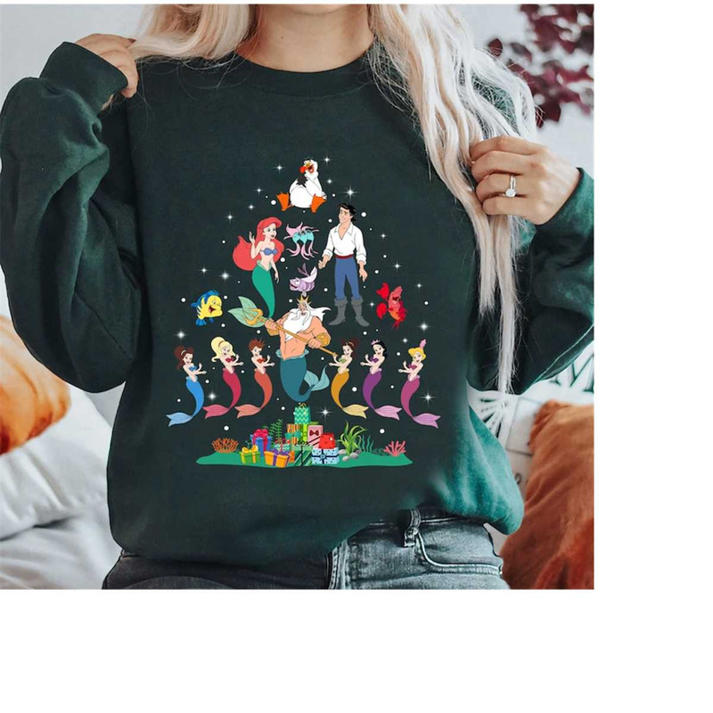 MR-7102023112547-disney-the-little-mermaid-christmas-tree-and-lights-shirt-image-1.jpg