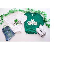 st patrick's day shirt, lucky sweatshirt, st patricks day shirt women, clover tee,irish sweater, shamrock t-shirt, st pa