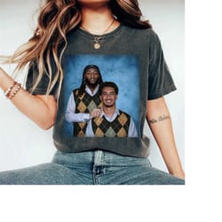 comfort color jordan love and aaron jones greenbay football shirt, vintage jordan love and aaron jones shirt, greenbay f