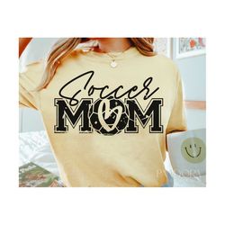Soccer Mom Svg Png, Distressed Soccer Mama Svg, Gift for Grunge Mother's Day Svg Shirt Design Cut Cricut Silhouette Eps