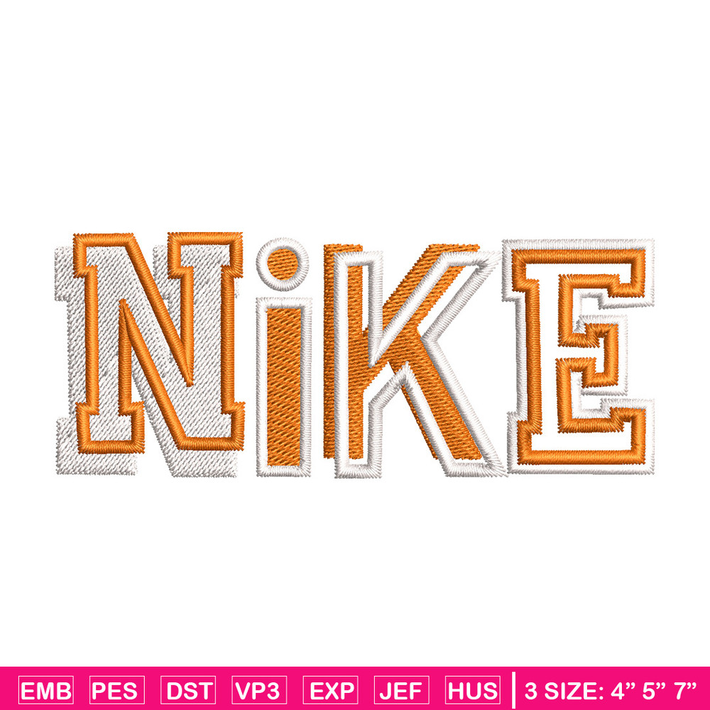 Nike orange logo embroidery design, Nike embroidery, Nike design, Embroidery shirt, Embroidery file,Digital download.jpg