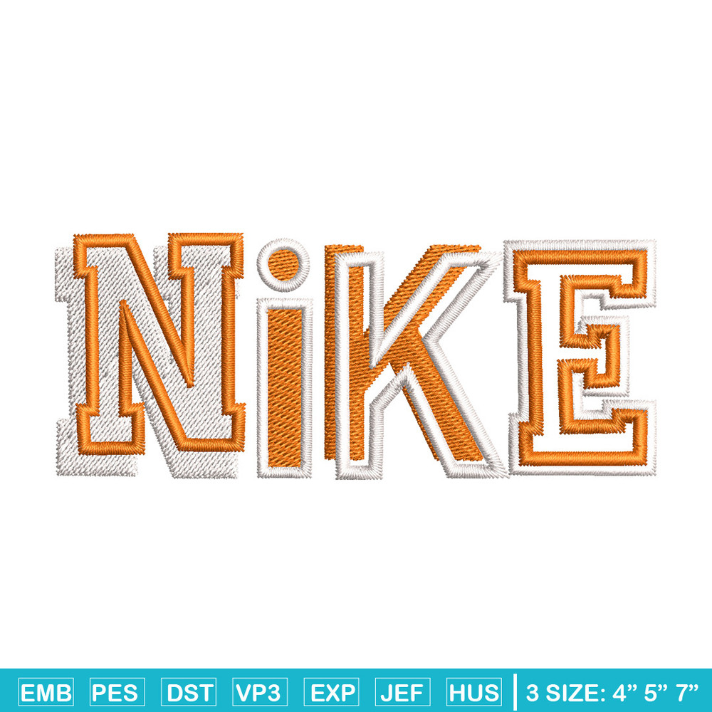 Nike orange logo embroidery design, Nike embroidery, Nike design, Embroidery shirt, Embroidery file,Digital download.jpg