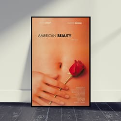 american beauty 1999 movie poster wall art, room decor, home decor, art poster for gift, vintage movie poster, movie pri