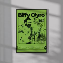 biffy clyro poster  music poster  wall art