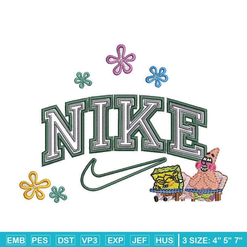 Nike spongebob embroidery design, Spongebob embroidery, Nike design, Embroidery shirt, Embroidery file,Digital download.jpg
