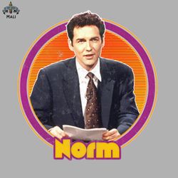 norm macdonald  90s style retro look fan design sublimation png download