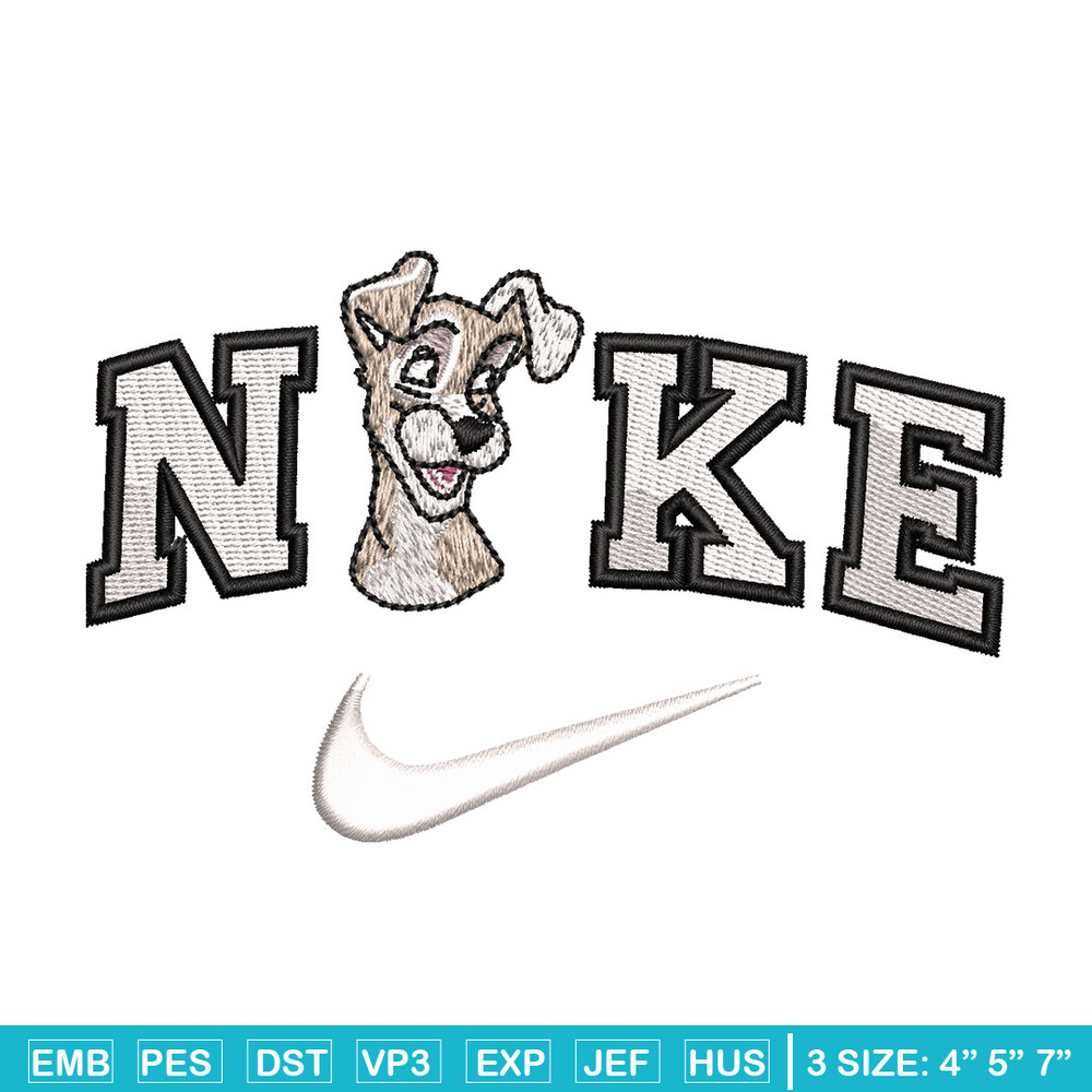 Nike white dog embroidery design, Dog embroidery, Nike design, Embroidery shirt, Embroidery file, Digital download.jpg