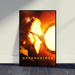 oppenheimer movie poster wall art, room decor, living rome decor, art poster for gift, vintage movie poster, beautiful m