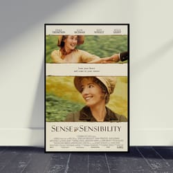 sense and sensibility movie poster wall art, room decor, home decor, art poster for gift, vintage movie poster, movie pr